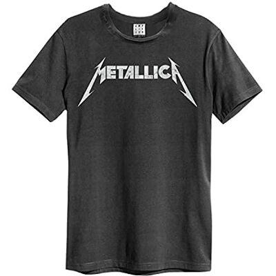 Amplified T-shirt com logótipo de metal para homem Amplified T-shirt com logótipo de metal para homem