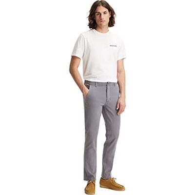 Dockers SMART 360 FLEX ALPHA SLIM, Calças para homem, cinzento prateado, 31W 32L Dockers SMART 360 FLEX ALPHA SLIM, Calças para homem, cinzento prateado, 31W 32L