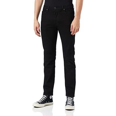 Lee Calças de ganga masculinas Rider, Black Rinse, 30 W/30 L Lee Calças de ganga masculinas Rider, Black Rinse, 30 W/30 L