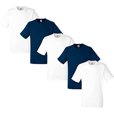 Fruit of the Loom Heavy Cotton tee Shirt 5 Pack Camiseta Hombre (Pack de 1) Fruit of the Loom Heavy Cotton tee Shirt 5 Pack Camiseta Hombre (Pack de 1)