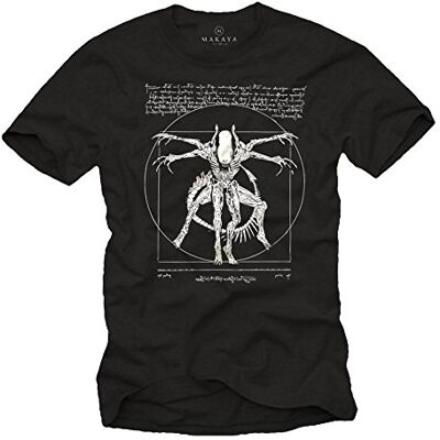 MAKAYA T-shirts Frikis engraçadas para homem T-Shirt Alien Isolation presentes Geek MAKAYA T-shirts Frikis engraçadas para homem T-Shirt Alien Isolation presentes Geek