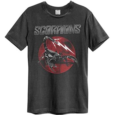 Amplified T-shirt unissexo Scorpions Scorpions Tail, cinzento escuro, L Amplified T-shirt unissexo Scorpions Scorpions Tail, cinzento escuro, L