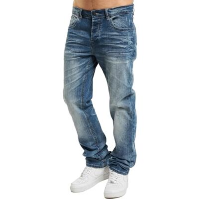 Brandit Destroyed Jeans Homem Calças de ganga Azuis Reto, azul, 30 W/34 L Brandit Destroyed Jeans Homem Calças de ganga Azuis Reto, azul, 30 W/34 L