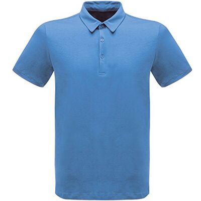 Regatta Classic 65/35 3 Button Placket Camisa polo t-shirts / polos / vestidos, homem, azul real, S Regatta Classic 65/35 3 Button Placket Camisa polo t-shirts / polos / vestidos, homem, azul real, S