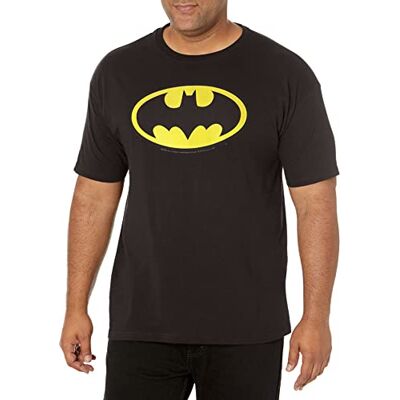 DC Comics Batman-Bat Logo Camiseta para Homem, Preto, Médio DC Comics Batman-Bat Logo Camiseta para Homem, Preto, Médio