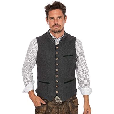 Stockerpoint Trachtenwesten homem, cinzento (cinzento/tanne) Stockerpoint Trachtenwesten homem, cinzento (cinzento/tanne)
