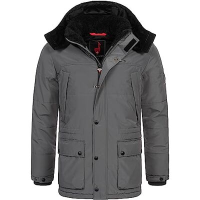 Höhenhorn Casaco de inverno homens, cinzento, L Höhenhorn Casaco de inverno homens, cinzento, L