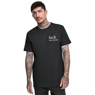 Tee FCK T-shirt para homem, Preto, XS Tee FCK T-shirt para homem, Preto, XS