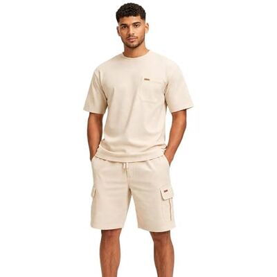 Geographical Norway Palafel Men Bermudas homem curto cargo verão cintura elástica com cordão ajuste tecido ninho de abelha leve respirável estilo casual férias Geographical Norway Palafel Men Bermudas homem curto cargo verão cintura elástica com cordão ajuste tecido ninho de abelha leve respirável estilo casual férias