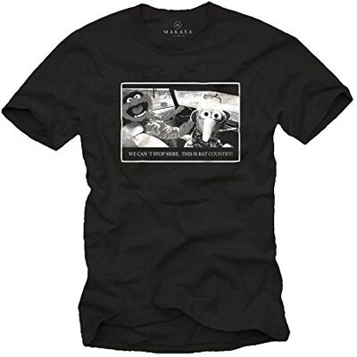 MAKAYA T-shirts engraçadas para homem design Fear and Loathing in Las Vegas MAKAYA T-shirts engraçadas para homem design Fear and Loathing in Las Vegas