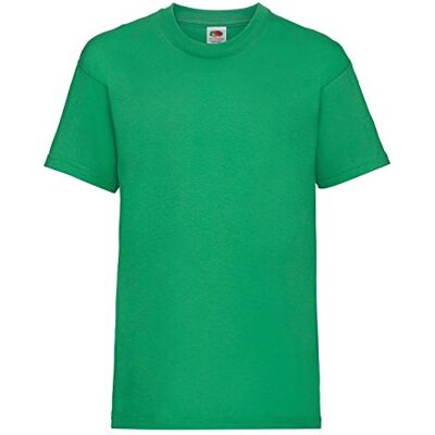 Fruit of the Loom 61-033-0 Camiseta unissexo, verde, 3-4 anos Fruit of the Loom 61-033-0 Camiseta unissexo, verde, 3-4 anos