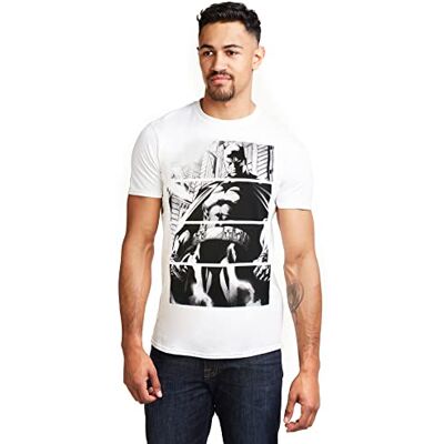 DC Comics Painéis de Batman T-shirt para homem DC Comics Painéis de Batman T-shirt para homem