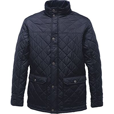 Regatta Professional Men's Diamond Insulated Quilted Jacket, masculino, azul-marinho, XL Regatta Professional Men's Diamond Insulated Quilted Jacket, masculino, azul-marinho, XL