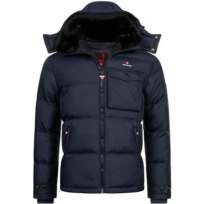 Höhenhorn Colanca Casaco acolchoado de inverno para homem, Azul escuro Höhenhorn Colanca Casaco acolchoado de inverno para homem, Azul escuro