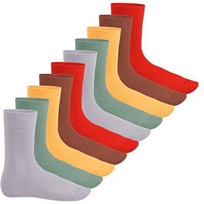 Footstar meias originais para o dia a dia Meias unissex, 10 pares, muitas cores modernas e tamanhos do 35 ao 50. Qualidade de celodoro., Camuflagem Urbana Footstar meias originais para o dia a dia Meias unissex, 10 pares, muitas cores modernas e tamanhos do 35 ao 50. Qualidade de celodoro., Camuflagem Urbana