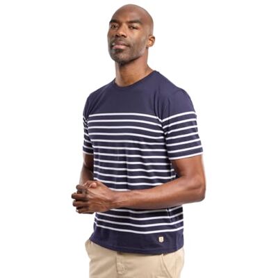 Armor Lux Marinière''etel'' T-shirt para homem, Multicolor (600 navio / branco 600), Pequeno Armor Lux Marinière''etel'' T-shirt para homem, Multicolor (600 navio / branco 600), Pequeno