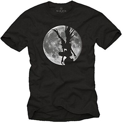 MAKAYA T-shirt homem manga anime comic t-shirt Ryuk Shinigami MAKAYA T-shirt homem manga anime comic t-shirt Ryuk Shinigami