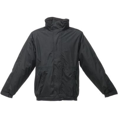 Regatta Dover Waterproof Concealed Fleece Lined Bomber Jackets Waterproof Insulated, homem, preto/Ash, L Regatta Dover Waterproof Concealed Fleece Lined Bomber Jackets Waterproof Insulated, homem, preto/Ash, L