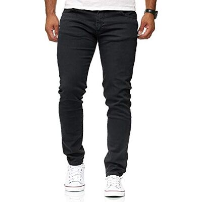 RED BRIDGE Calças de ganga colorida justas para homem, Preto RED BRIDGE Calças de ganga colorida justas para homem, Preto