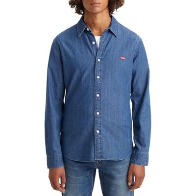 Levi's Camisa 86625-0017 LS Battery HM Shirt Slim Black Agate Levi's Camisa 86625-0017 LS Battery HM Shirt Slim Black Agate