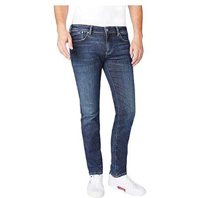 Pepe Jeans Hatch Calças de ganga para homem, azul (Denim-vx1), 28W / 30L Pepe Jeans Hatch Calças de ganga para homem, azul (Denim-vx1), 28W / 30L