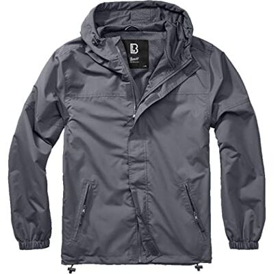 Brandit Summer Windbreaker Frontzip, para-vento,, cinzento Brandit Summer Windbreaker Frontzip, para-vento,, cinzento