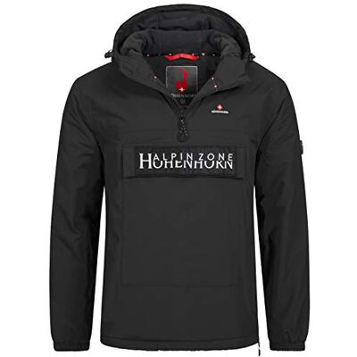 Höhenhorn Allesso Parka forrada casaco de inverno para homem, Preto, XXL Höhenhorn Allesso Parka forrada casaco de inverno para homem, Preto, XXL