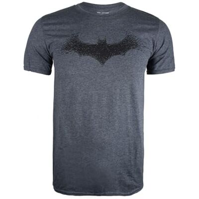 DC Comics Batman Short Sleeve T-shirt t-shirt para homem, Cinzento (Dark Heather Dkh), Médio DC Comics Batman Short Sleeve T-shirt t-shirt para homem, Cinzento (Dark Heather Dkh), Médio