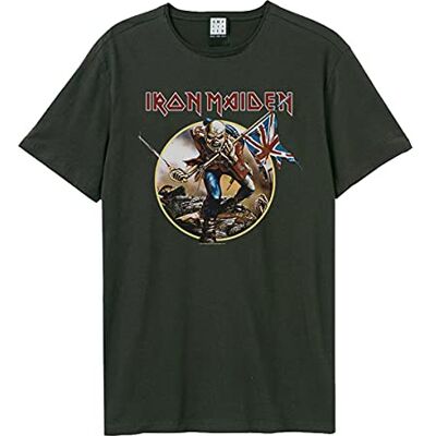 Amplified Camiseta de Manga Corta con Cuello Redondo para Hombre, Color carbón, Talla l Amplified Camiseta de Manga Corta con Cuello Redondo para Hombre, Color carbón, Talla l