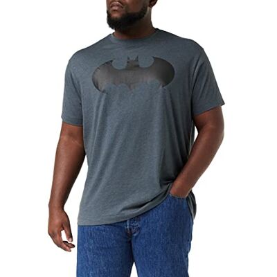 DC Comics Logotipo Batman macacão t-shirt para homem (pacote de 1) DC Comics Logotipo Batman macacão t-shirt para homem (pacote de 1)
