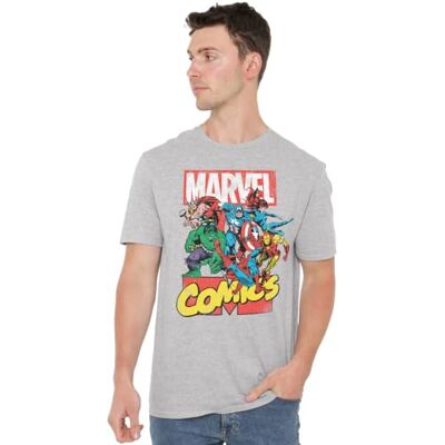 Marvel Chamar t-shirt para homem Marvel Chamar t-shirt para homem