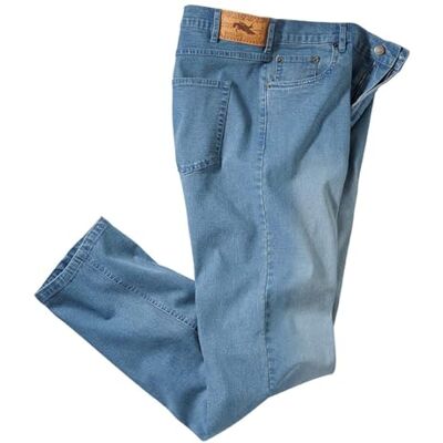 ATLAS FOR MEN Calças de ganga homem Stretch Regular Denim elástico confortável e resistente Disponível em tamanhos grandes ATLAS FOR MEN Calças de ganga homem Stretch Regular Denim elástico confortável e resistente Disponível em tamanhos grandes