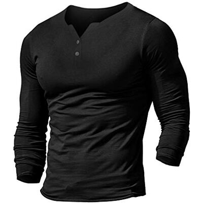 Muscle Alive Camisas Casuais de Manga Curta para Homens, Estilo Solteiro, Botão, Abertura em V, Gola em V, Algodão, L Muscle Alive Camisas Casuais de Manga Curta para Homens, Estilo Solteiro, Botão, Abertura em V, Gola em V, Algodão, L