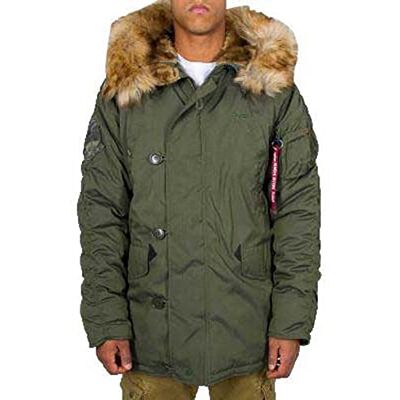 Alpha Explorer casaco homem (pacote de 1), Verde (verde escuro 257), XL Alpha Explorer casaco homem (pacote de 1), Verde (verde escuro 257), XL