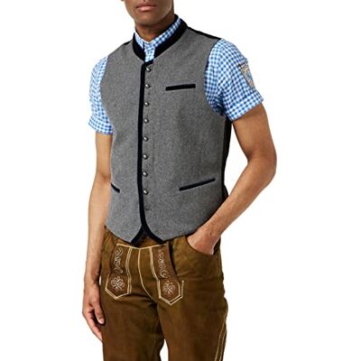Stockerpoint Alonso Trachtenwesten homem, Cinzento (Grau-Nachtblau Grau-Nachtblau) Stockerpoint Alonso Trachtenwesten homem, Cinzento (Grau-Nachtblau Grau-Nachtblau)