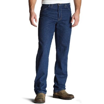 Dickies Jeans de ajuste regular de 5 bolsos calças de ganga para homem, Azul e rosa:, 33 W/32 L Dickies Jeans de ajuste regular de 5 bolsos calças de ganga para homem, Azul e rosa:, 33 W/32 L