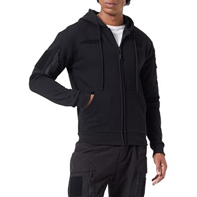 Mil-Tec Casaco com capuz para homem- Mil-Tec Casaco com capuz para homem-