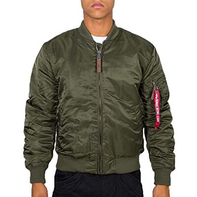 Alpha Ma-1, casaco homem, Verde (verde escuro 257), S Alpha Ma-1, casaco homem, Verde (verde escuro 257), S
