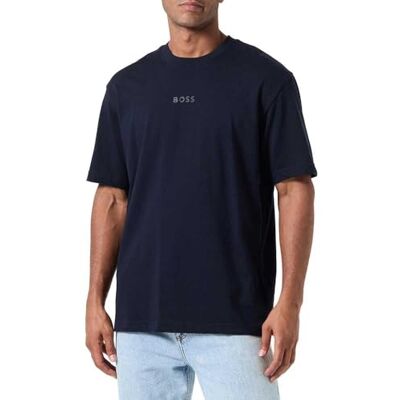 Boss tee 10 T-shirt para homem (Pack de 1), azul, Médio Boss tee 10 T-shirt para homem (Pack de 1), azul, Médio