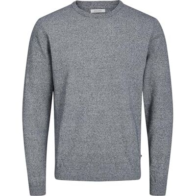 JACK & JONES Jjebasic Knit Crew Neck Noos Camisola para homem XL Azul (Navy Blazer Detail: Twisted With Jet Stream) JACK & JONES Jjebasic Knit Crew Neck Noos Camisola para homem XL Azul (Navy Blazer Detail: Twisted With Jet Stream)