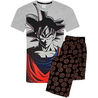 Dragon Goku Personagem pijama masculino opções de pernas curtas ou de bar Dragon Goku Personagem pijama masculino opções de pernas curtas ou de bar
