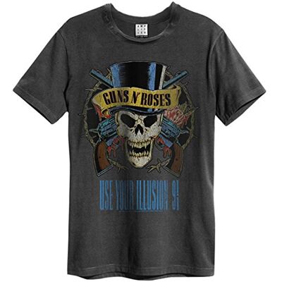 Amplified Nirvana In Utero Colour T-shirt para homem, Carvão vegetal, XXL Amplified Nirvana In Utero Colour T-shirt para homem, Carvão vegetal, XXL