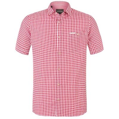 Stockerpoint Trachtenhemden homem, Vermelho (Rot Rot), Médio Stockerpoint Trachtenhemden homem, Vermelho (Rot Rot), Médio