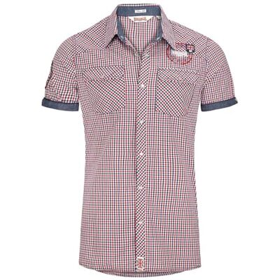 Lonsdale London Reigate Homem camisa de manga curta azul-vermelho-branco regular, Azul-vermelho-branco Lonsdale London Reigate Homem camisa de manga curta azul-vermelho-branco regular, Azul-vermelho-branco