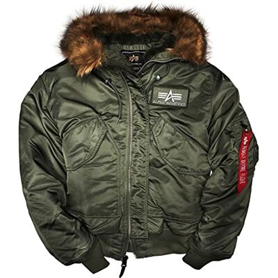 Alpha 45p Hooded Casaco com capuz para homem, Sage-green, 3XL Alpha 45p Hooded Casaco com capuz para homem, Sage-green, 3XL