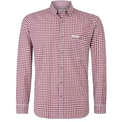 Stockerpoint Trachtenhemden para Homem, Vermelho (borddeaux), 3XL Stockerpoint Trachtenhemden para Homem, Vermelho (borddeaux), 3XL