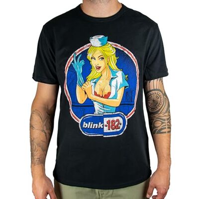 Amplified T-shirt de manga curta para homem, design de Enema of The State Amplified T-shirt de manga curta para homem, design de Enema of The State
