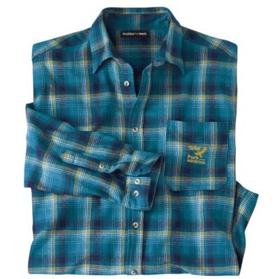ATLAS FOR MEN Camisa xadrez de flanela homem confortável e quente corte folgado Disponível em tamanhos grandes do M ao 5XL ATLAS FOR MEN Camisa xadrez de flanela homem confortável e quente corte folgado Disponível em tamanhos grandes do M ao 5XL