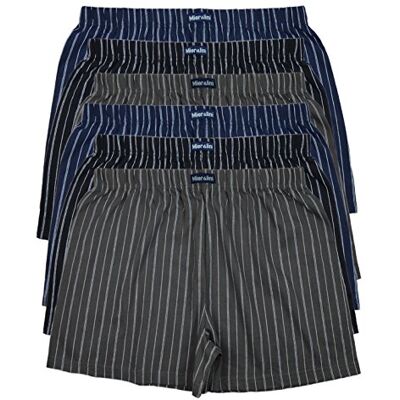 MioRalini 12 ou 6 Cuecas Masculinas com e sem compressão 100% algodão Macio Tamanho 4-13, 4XL Grande MioRalini 12 ou 6 Cuecas Masculinas com e sem compressão 100% algodão Macio Tamanho 4-13, 4XL Grande