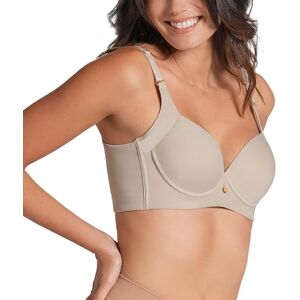 Leonisa Sutiã redutor nas costas com aros sutiãs redutores mulher de push up suave individual ou pack X2, 90 C Leonisa Sutiã redutor nas costas com aros sutiãs redutores mulher de push up suave individual ou pack X2, 90 C